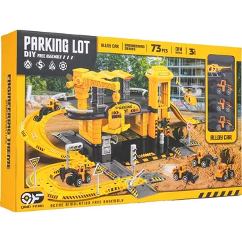 autíčko RKToys Dětské parkoviště Staveniště s autíčky
