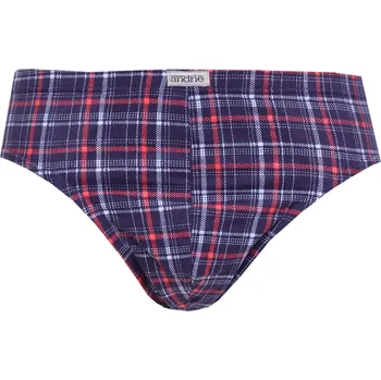 Boxerky Pánské bavlněné slipy PS 3587 navy-red velikost 3XL-62/64
