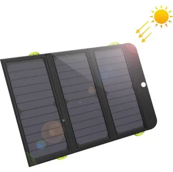 Powerbanka Allpowers Solární Přenosná Nabíječka (rozkládací panel) Allpowers, 21W - 6 000 mAh šedá