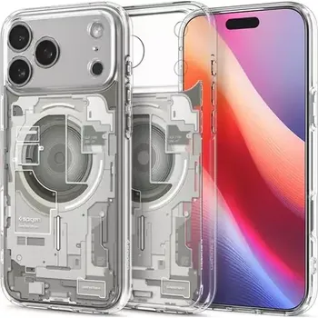 Pouzdro na mobilní telefon Spigen Ultra Hybrid MagSafe ochranný kryt pro Apple iPhone 17 Pro zero one natural titanium (ACS10352)