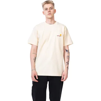 Pánské tričko Tričko Carhartt WIP American Script Natural - L