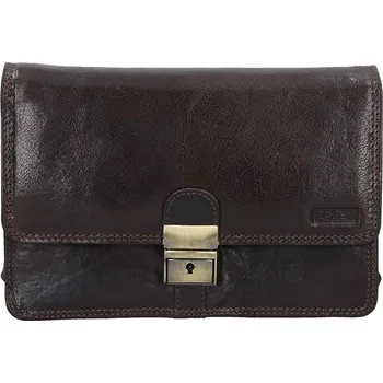 Pánská aktovka Lagen Pánská kožená etue (dokladovka) E-22016/T tm. hnědá