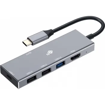 TB USB-C 7v1 adapter USB 3.0, 2xUSB 2.0, HDMI, PD, SD/TF