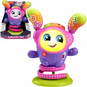 Hračka pro nejmenší Hračka Fisher-Price růžová DJka 9 m +