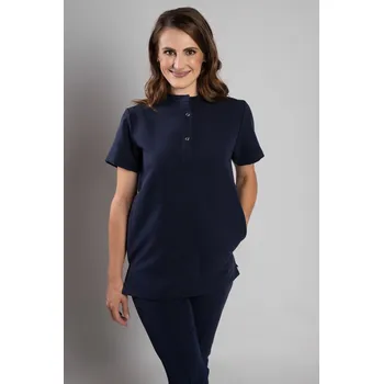 Zdravotnický oděv Zdravotnická halena INFINITE Flex Mary Stretch - tmavě modrá Velikost: XL