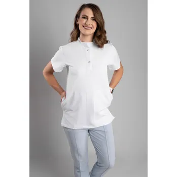 Zdravotnický oděv Zdravotnická halena INFINITE Flex Mary Stretch - bílá Velikost: 3XL