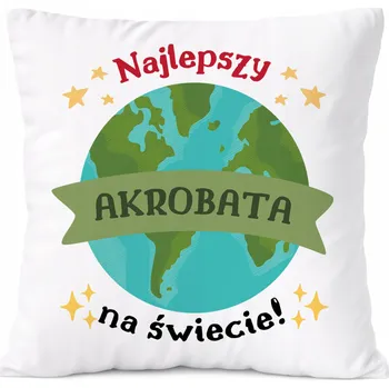 Obraz Dárek Polštář aktivisty s potiskem , bílý PoliDraw