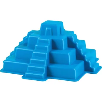 Hračka na písek Hape Bábovka Májská pyramida modrá baby formička na písek plast