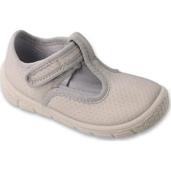 Chlapecká obuv Dětské bačkůrky BEFADO HONEY 629P004 - šedé Velikost: 21