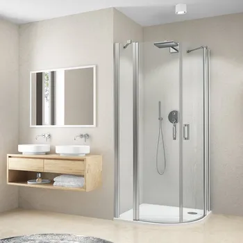 ROTH Plastová prahová lišta ohlá, BK, l = 990 mm, P6943