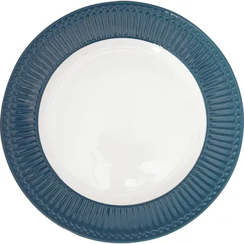 Talíř GreenGate Porcelánový jídelní talíř Alice Ocean Blue