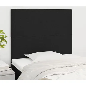Čelo postele černé 90x5x118/128 cm látkové IM_3116036