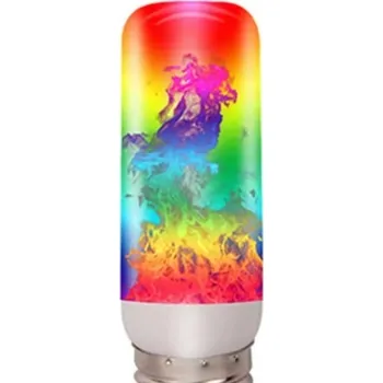 Žárovka LED ŽÁROVKA IMITUJÍCÍ ŽIVÝ PLAMEN E27 9W DEKORATIVNÍ