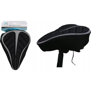 Sedlo na kolo Gelový potah na sedlo 29x20x1,7 CM Černý MTB XQMAX