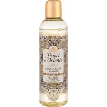 Koupelová kosmetika Tesori d'Oriente zklidňující sprchový olej s olejem tsubaki a rýžovým olejem 250 ml
