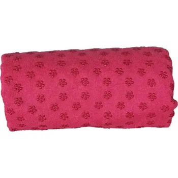 Ručník Protiskluzový ručník na jógu, s taškou jako dárek - pink