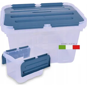 PLASTOVÁ KRABICE S VÍKEM KRABIČKA 10 L uzavíratelná na drobnosti