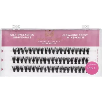Péče o řasy a obočí Many Beauty Many Lashes Supersoft Hedvábné řasy v trsech 40D C 15mm