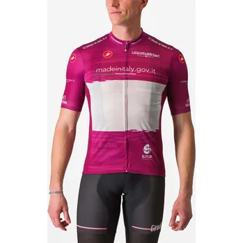cyklistický dres CASTELLI Cyklistický dres s krátkým rukávem - GIRO D'ITALIA 2023 - cyklámenová 3XL