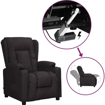 Křeslo Zvedací křeslo černé umělá kůže IM_3093443