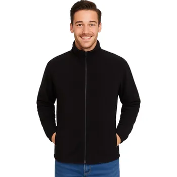 Zdravotnický oděv Černá lékařská mikropolarová bunda (XL)