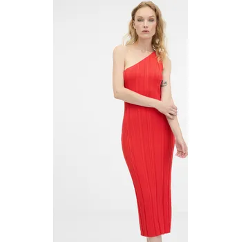 Dámské šaty Orsay Dámské Červené dámské midi šaty ORSAY Červená XS (2786228)