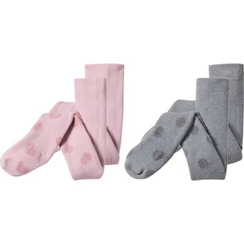 Dámské punčochy lupilu® Dětské pletené punčochové kalhoty s BIO bavlnou, 2 kusy