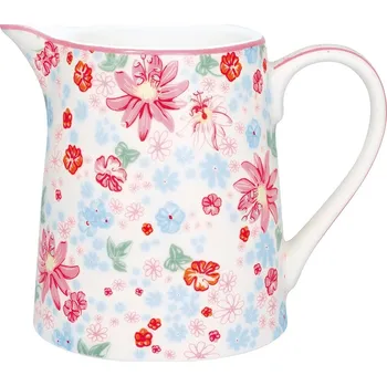 GreenGate Porcelánový džbán Xenia White