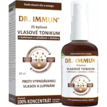 DR. IMMUN Bylinné vlasové tonikum s 25 bylinami s kofeinem 50 ml (Bylinné vlasové tonikum)