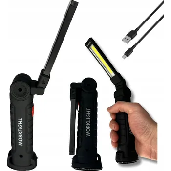 Svítilna DÍLENSKÁ LAMPA SVÍTILNA OUTDOOR COB LED 5 REŽIMŮ NABÍJECÍ