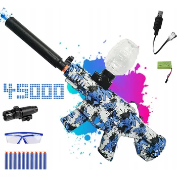 Velká automatická Puška na gelové kuličky, stabilní a bezpečná + 45000 KULIČEK