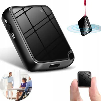 Bezpečnostní kamera ZD46 MINI ŠPIÓNSKÝ DIKTAFON MALÝ 16GB S 260MAH BATERIÍ ČERNÝ