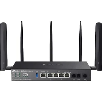 Router TP-Link DR3650v-4G VPN WiFi 6, 1x GWAN + 4x GLAN, 1x DSL, 2x FXS, USB, Omáda SDN DR3650V-4G