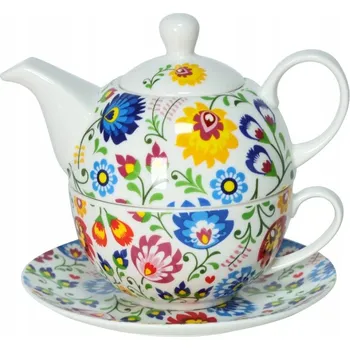 Konvička 400 ml Sada Šálek S Podšálkem 250 ml Konvička na Čaj LIVELLO