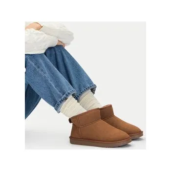 Dámské kozačky Polokozačky JENNY CEO-SALMA HYBJL221103 Hnědá 37