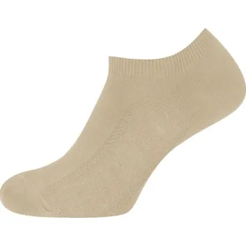 Pánské ponožky KNITVA Sportovní kotníčkové ponožky se vzorkem DANUTA - 5 párů béžová světlá 48