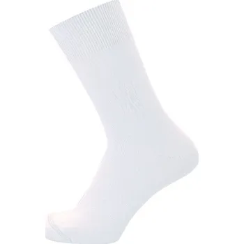 Pánské ponožky KNITVA Slabé bavlněné ponožky MONET bílá 42