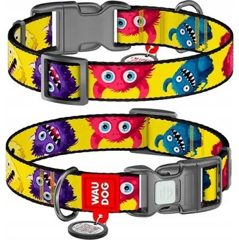 Obojek pro psa Materiálový obojek pro psa Waudog vel. S