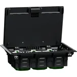 Schneider Electric INS52122 Unica System+ - Podlahová krabice L plastová 6 modulů 45x45