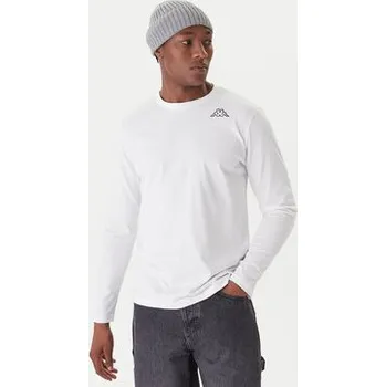 Kappa Souprava triček s dlouhým rukávem Logo Saro 37216LW Bílá Regular Fit S