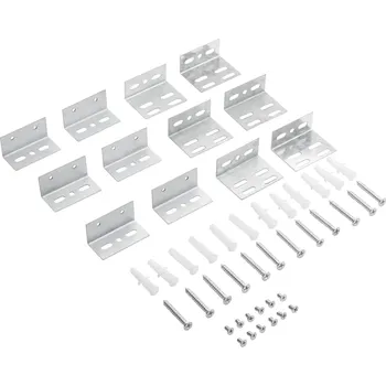 Příslušenství pro svítidlo FANEUROPE Příslušenství - sada 6 ks montážních úchytek - FANEUROPE FAN LED-PANEL-STAFFE