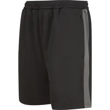 Pánské kraťasy Finden+Hales Pánské šortky s kapsami na zip LV886 Black-Gunmetal Grey XS