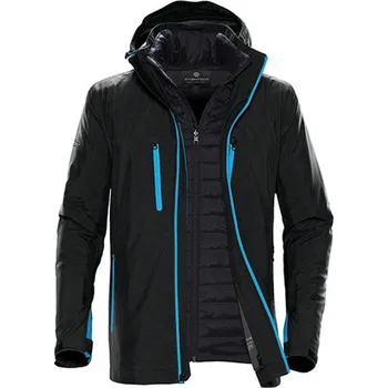 Pánská casual bunda Stormtech Matrix Pánská outdoorová bunda 3v1 XB-4 Black-Electric Blue 3XL