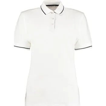 Dámské tričko Kustom Kit KK702 Dámské polo triko KK706 White-Navy 40 (L/14)