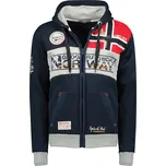 GEOGRAPHICAL NORWAY mikina pánská FLYER MEN 042 nadměrná velikost S tmavě modrá