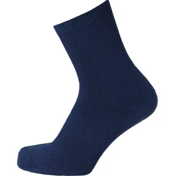 Pánské ponožky KNITVA Bavlněné froté ponožky ROBIN modrá tmavá 45