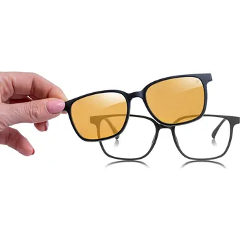 Sluneční brýle Zepter brýle Hyperlight Halo Black Indoor/Outdoor Clip-On + dárky