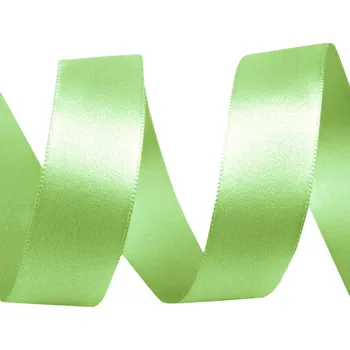 Stuha STUHA a. s. Dobruška Atlasová stuha 24 mm 108343 pastelově zelená 5 m