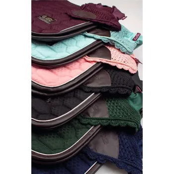 Vybavení pro koně Podsedlová dečka+náušníky Kentaur 2, Full - Tmavě modrá