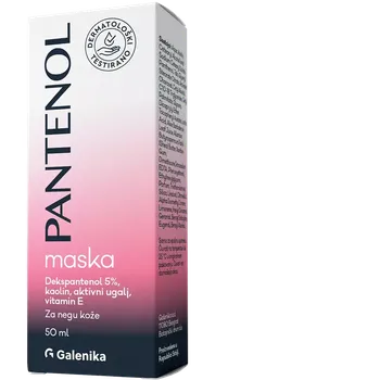 Pleťový krém Panthenol Galenika Dexpanthenol 5% Mask 50ml